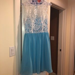 Beautiful blue semi dress